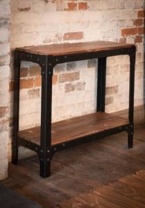 industrial console side hall table