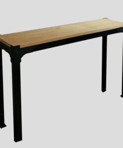 Oak Console Table with single shelf