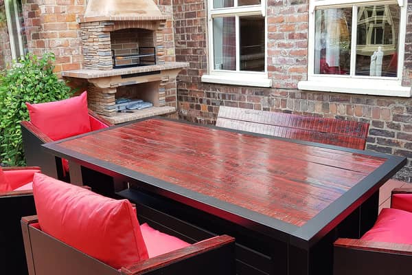 Iron-fire Large Bespoke Dining Table