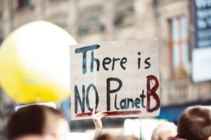 Poster saying - There is no Planet B